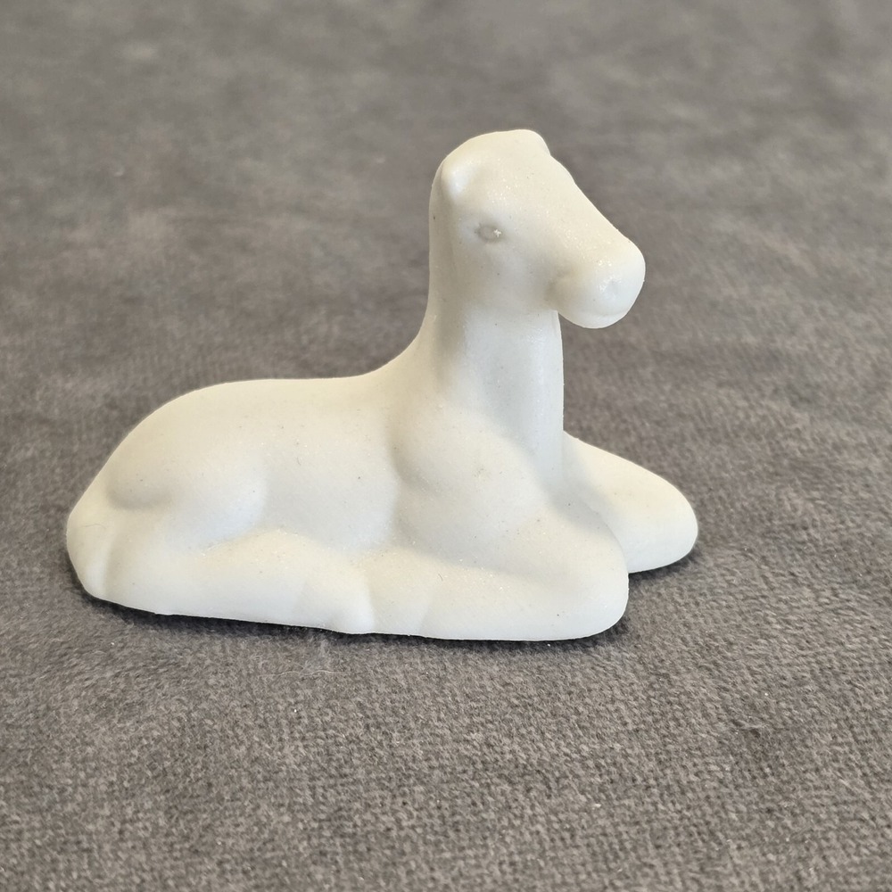 Jade Collection Porcelain Christmas Nativity‎ Donkey Figure Ceramic Vintage